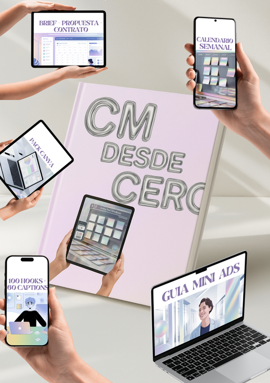 CM DESDE CERO: Empezá a manejar redes y ganá tus primeros clientes desde casa